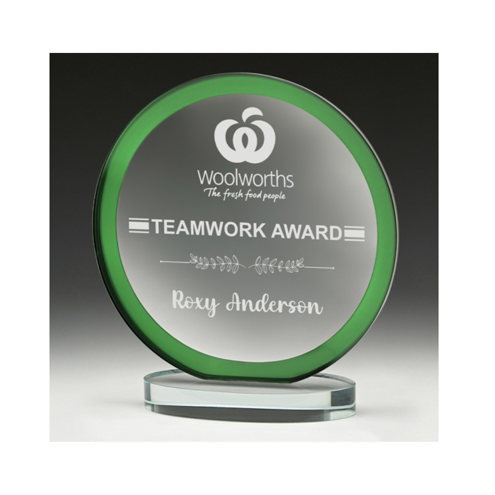 corporate glass award