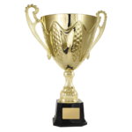 metal gold trophy cup