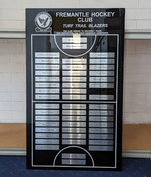 Honour Board Acrylic 1