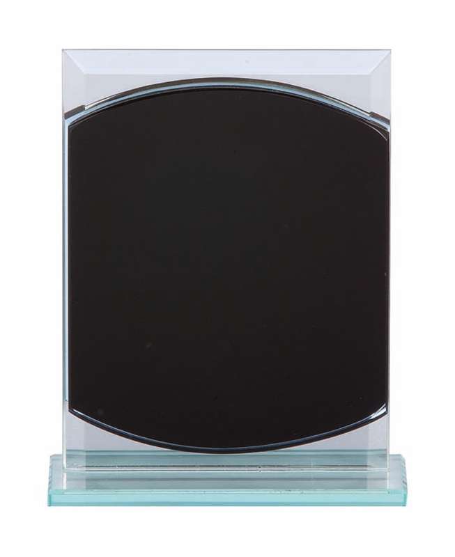 Black/Silver Mirror with Base