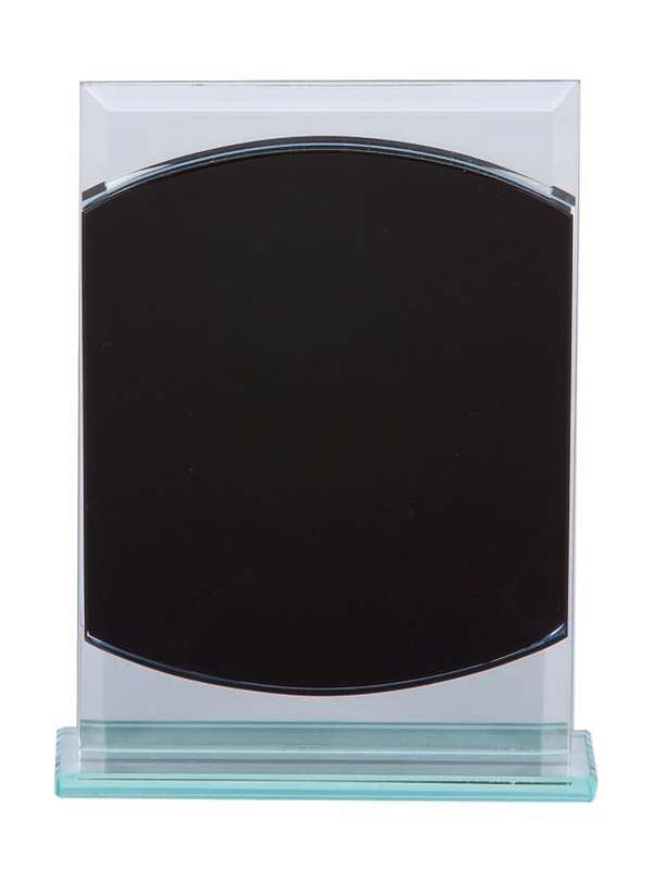 Black/Silver Mirror with Base