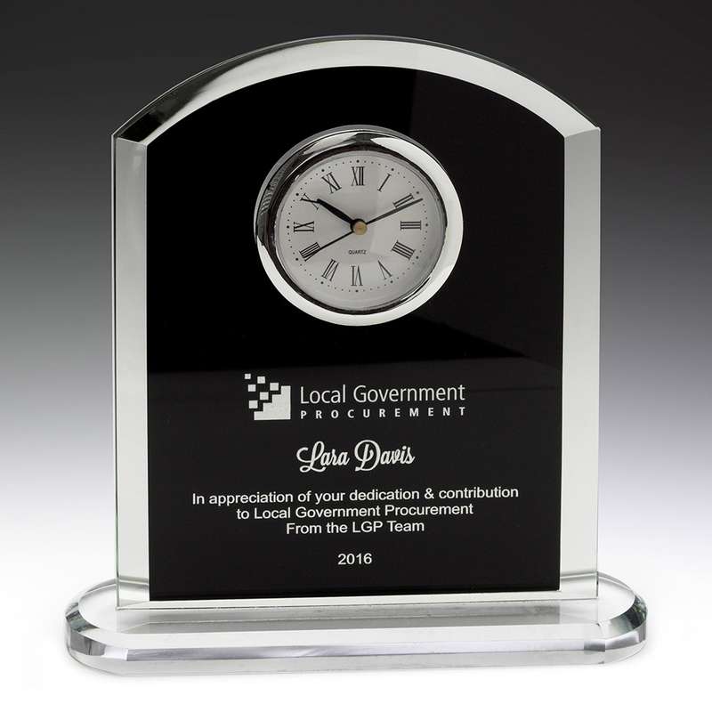 pax glass clock