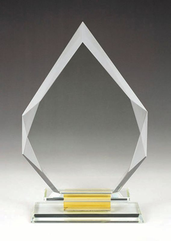 clear crystal/yellow trim