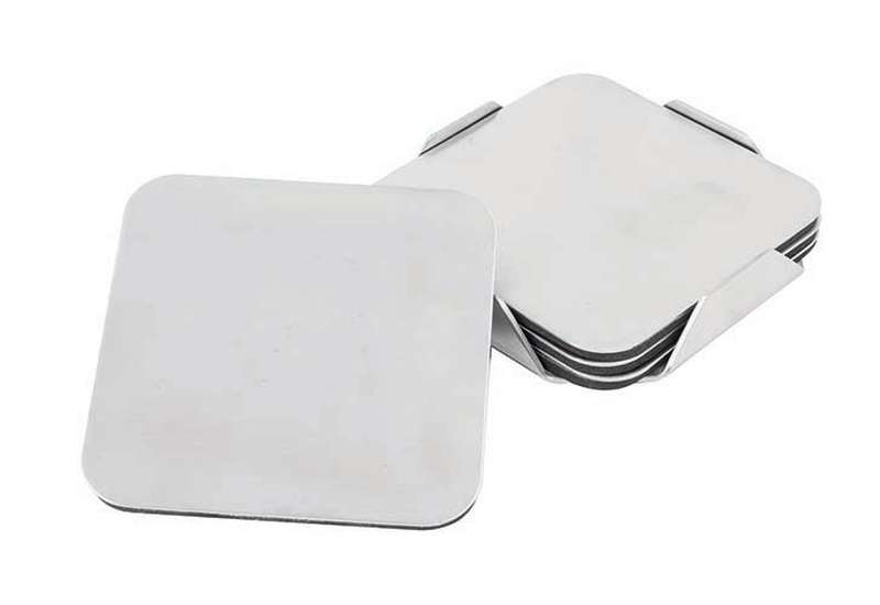 stainless steal coasters