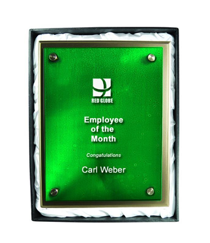 Plaque with Glass