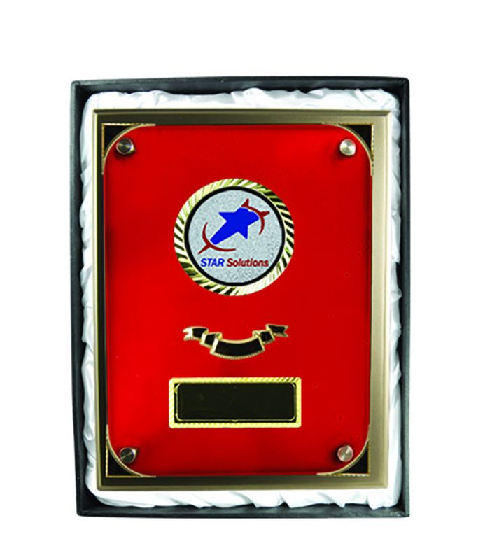 Plaque with Glass