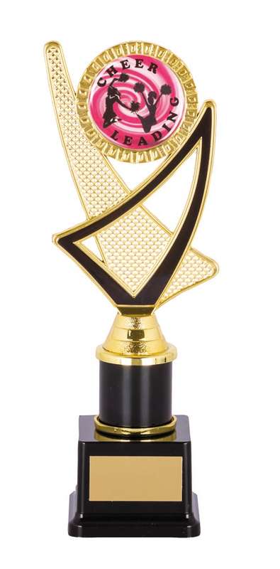 cheerleading sport trophy 50mm insert