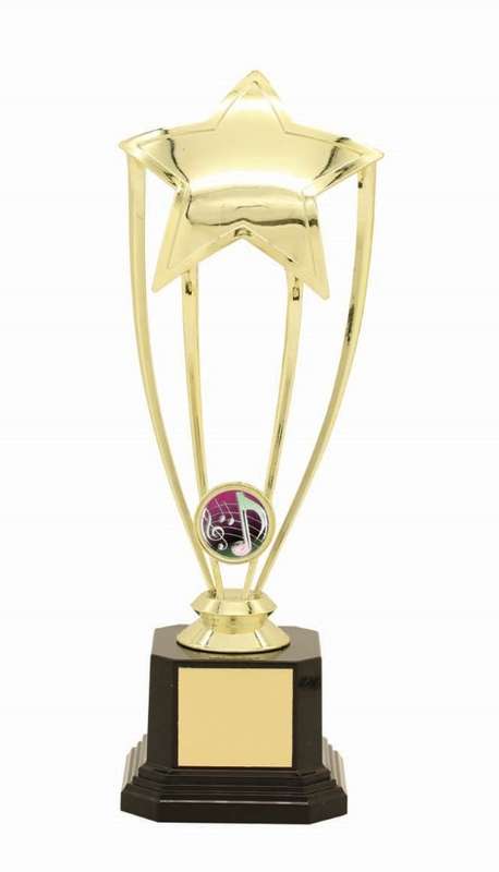 music trophy 25mm insert