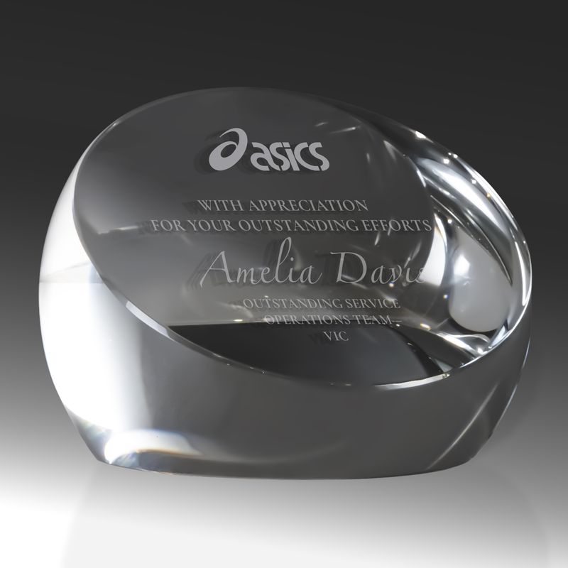 Crystal Paperweight Sphere