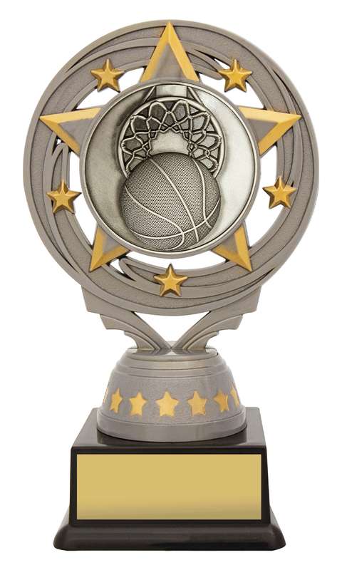 Silver Basketball Torch