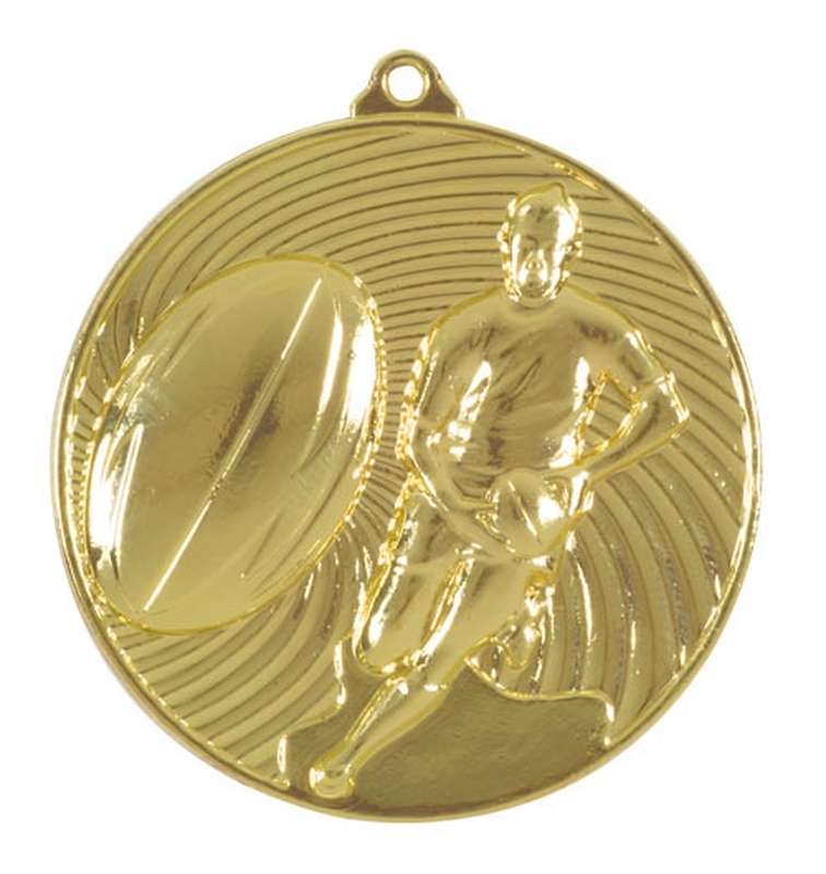 Rugby Medal-Silver