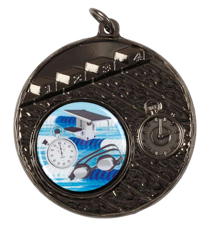 Swimming - 25mm Insert Medal