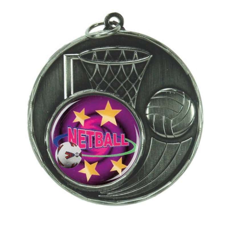 Netball - 25mm Insert Medal