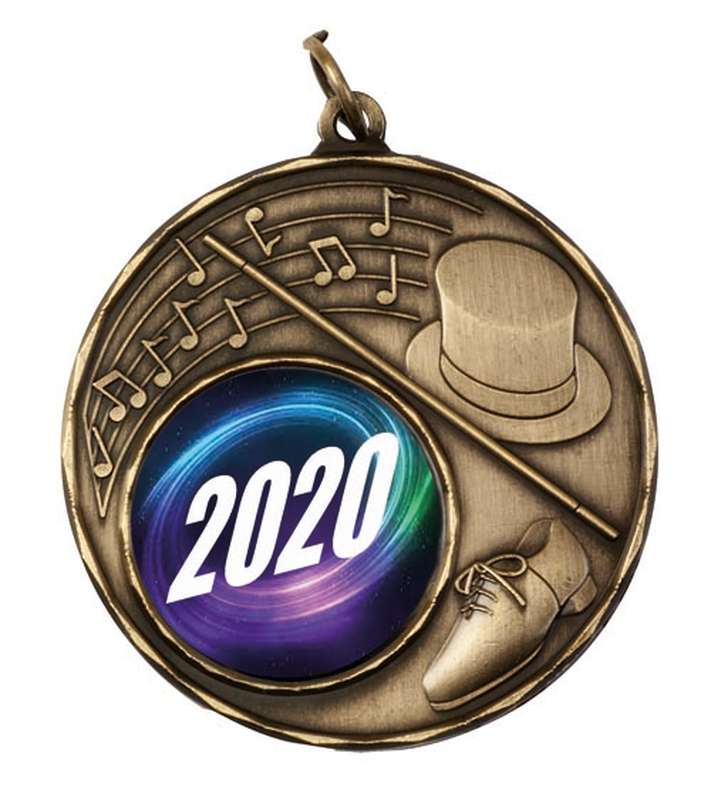Dance - 25mm Insert Medal