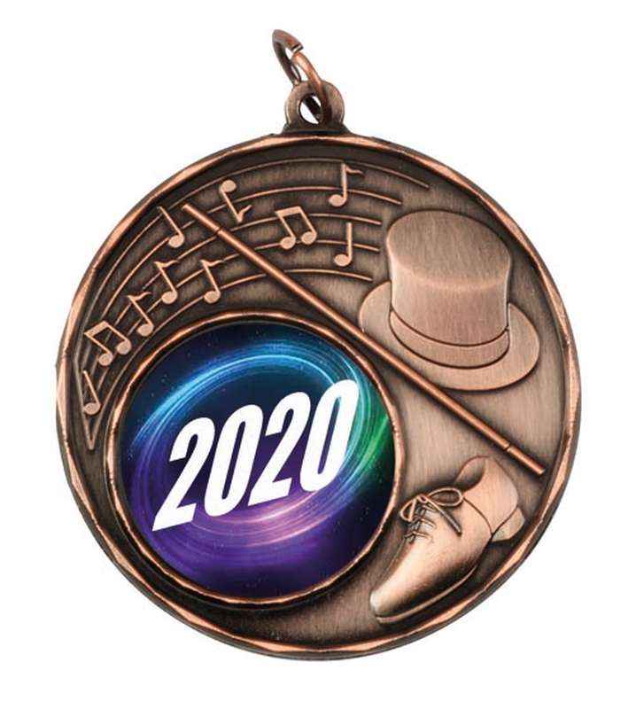 Dance - 25mm Insert Medal