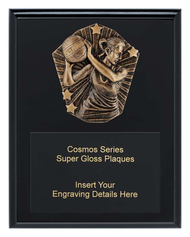 Cosmos Super Plaque - Netball